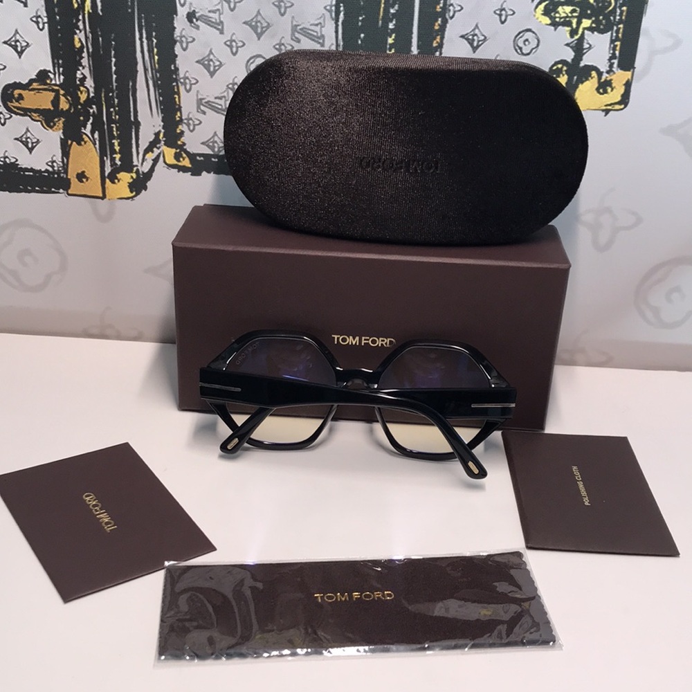 New Authentic Tom Ford TF5976-B 001 Black Eyeglasses - Picture 11 of 14
